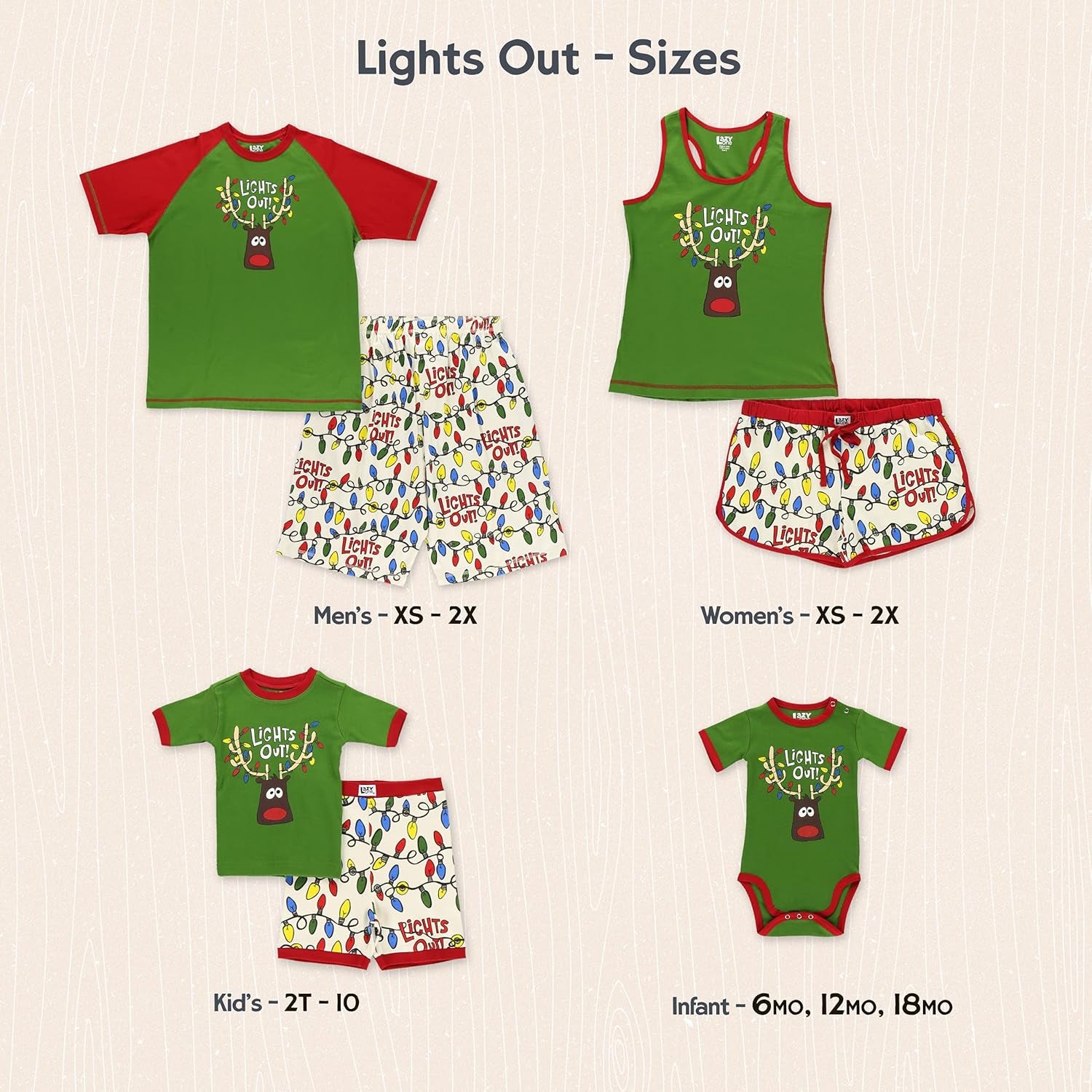 Cozy  Lights Out Matching Family Christmas Pajamas for All Ages – Perfect Holiday PJs for Adults, Teens, Kids, and Babies!