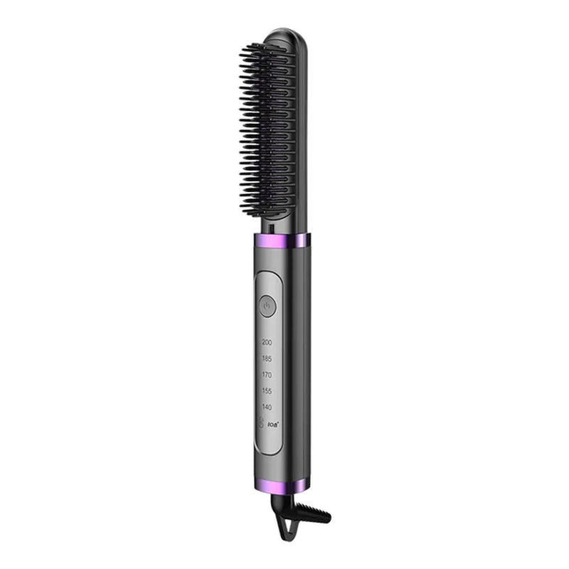 Professional Steam Hair Straightener Negative Ion Hair Straightening Comb Fast Heating Tourmaline Ceramic Hair Care Tool