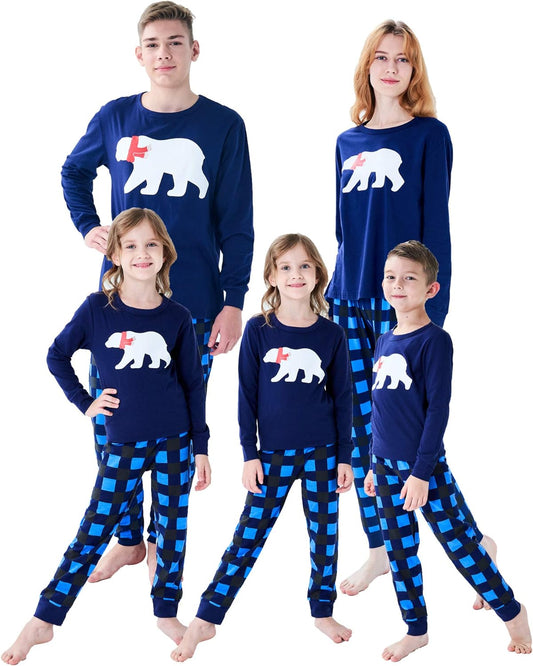 Adorable Dolphin & Fish Family Matching Christmas Pajamas for Kids - Perfect Holiday Sleepwear!