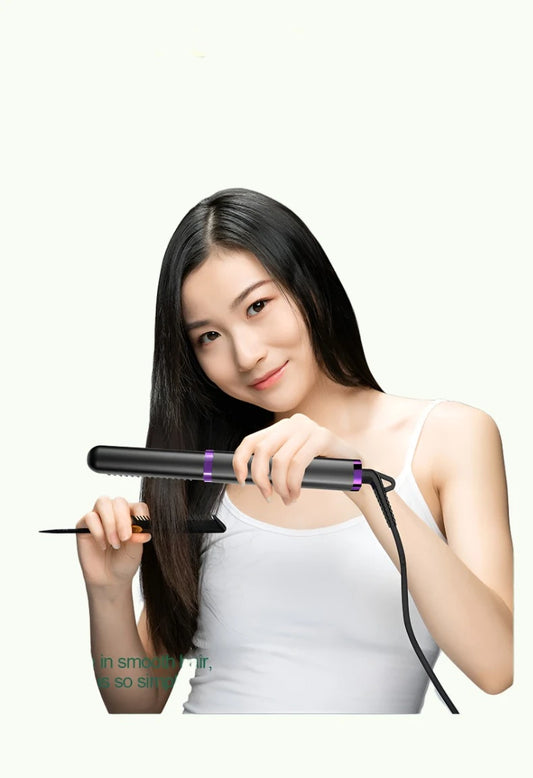 GlowPro Ionic Steam Straightener: Effortless Hair Perfection