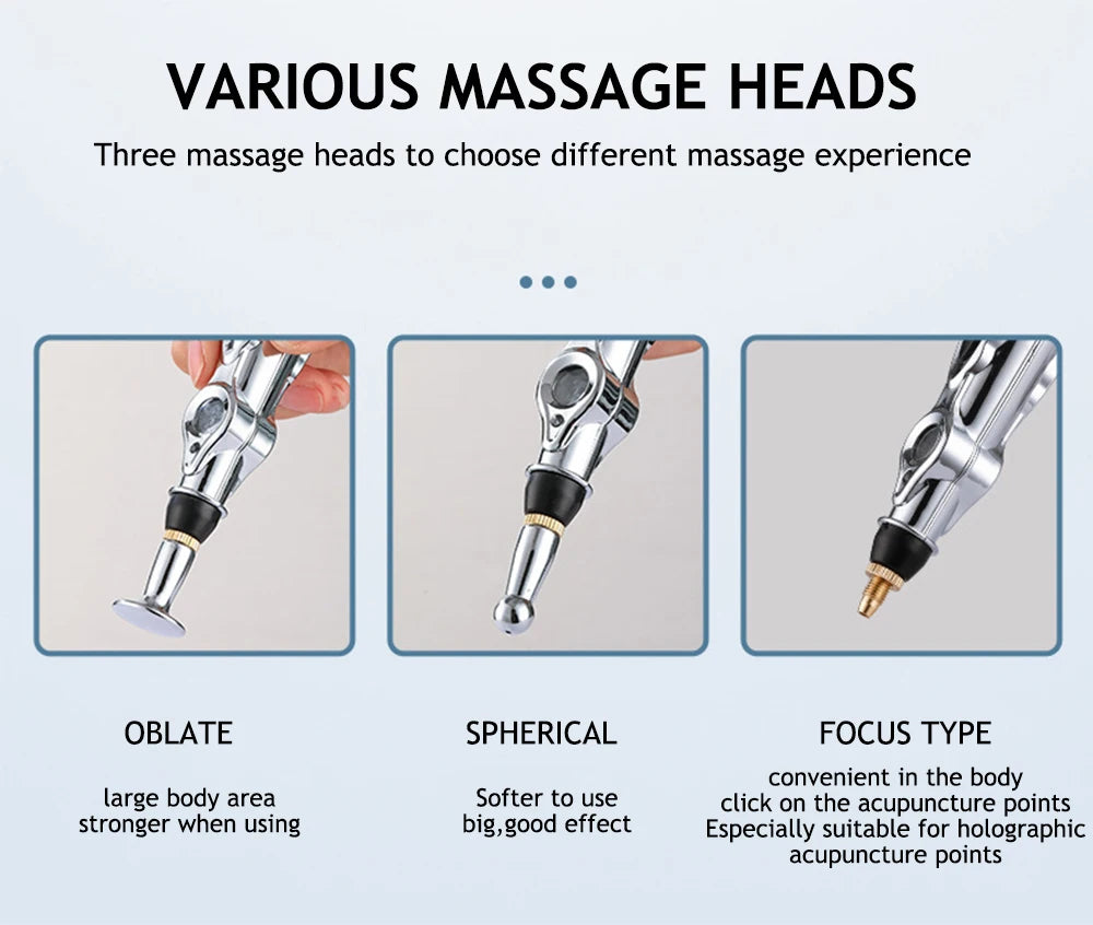 Electronic Acupuncture Pen for Meridian Energy Massage