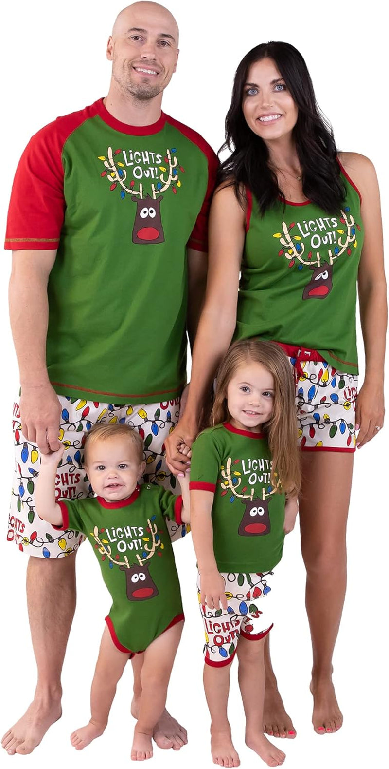 Cozy  Lights Out Matching Family Christmas Pajamas for All Ages – Perfect Holiday PJs for Adults, Teens, Kids, and Babies!